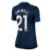 Tanie Strój piłkarski Chelsea Ben Chilwell #21 Koszulka Wyjazdowej dla damskie 2023-24 Krótkie Rękawy